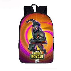 Fortnite Battle Royal Omega Skin Neon Lights Orange Backpack SAI0505