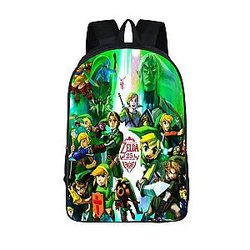 25 Years Of Legend Of Zelda Evolution Of Link Backpack Bag SAI0505