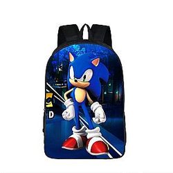 Confident Sonic The Hedgehog Classic School Backpack Bag SAI0505