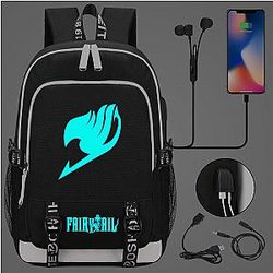 Anime Fairy Tail Backpack - Laptop Printed Backpack