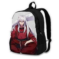 Inuyasha Backpacks: Handsome White Hair Inu Yasha Backpack