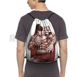 Baki Backpack: Baki Hanma Drawstring Bag