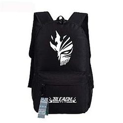 Bleach Backpack: Black Backpack Bleach Logo