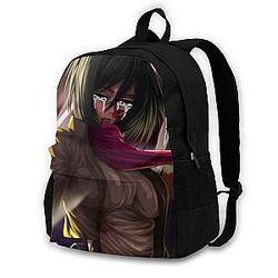 Attack On Titan Backpacks: Mikasa Crying Backpack