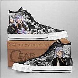 Black Clover Converse - Noelle Silva High Top Shoes | Anime Converse AG0512