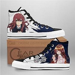 A Silent Voice Converse - Shouko Nishimiya High Top Shoes | Anime Converse AG0512