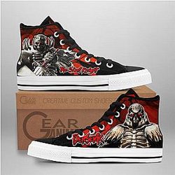 Berserk Converse - The Skull Knight High Top Shoes | Anime Converse AG0512