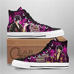 Gintama Converse - Shinsuke Takasugi High Top Shoes | Anime Converse AG0512