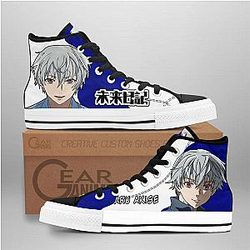 Future Diary Converse - Aru Akise High Top Shoes | Anime Converse AG0512