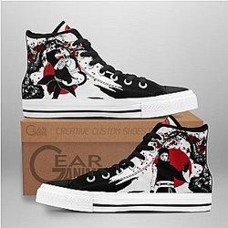 Naruto Converse - Obito Uchiha High Top Shoes NRT | Anime Converse AG0512