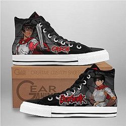 Berserk Converse - Casca High Top Shoes | Anime Converse AG0512