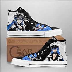 Akame ga Kill Converse - Esdeath High Top Shoes | Anime Converse AG0512