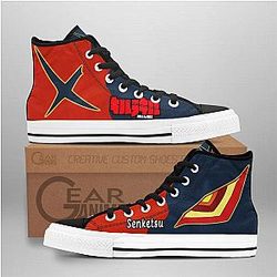 Kill la Kill Converse - Senketsu High Top Shoes | Anime Converse AG0512