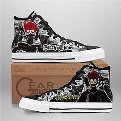 Black Clover Converse - Zora Ideale High Top Shoes | Anime Converse AG0512