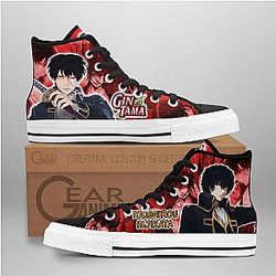 Gintama Converse - Toushirou Hijikata High Top Shoes | Anime Converse AG0512