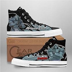 Fullmetal Alchemist Converse - Alphonse Elric High Top Shoes | Anime Converse AG0512