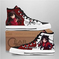 Fate Zero Converse - Rin Tohsaka High Top Shoes | Anime Converse AG0512