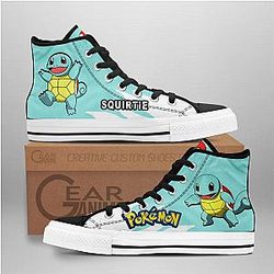 Pokemon Converse - Squirtle High Top Shoes | Anime Converse AG0512