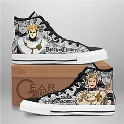 Black Clover Converse - Julius Novachrono High Top Shoes | Anime Converse AG0512