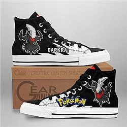 Pokemon Converse - Darkrai High Top Shoes | Anime Converse AG0512