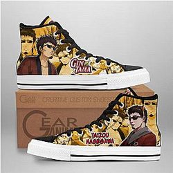 Gintama Converse - Taizou Hasegawa High Top Shoes | Anime Converse AG0512