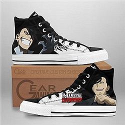 Fullmetal Alchemist Converse - Greed High Top Shoes | Anime Converse AG0512