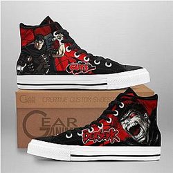 Berserk Converse - Guts High Top Shoes | Anime Converse AG0512