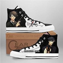 Fate Zero Converse - Kiritsugu Emiya High Top Shoes | Anime Converse AG0512
