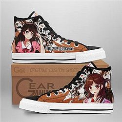 Rent A Girlfriend Converse - Chizuru Ichinose High Top Shoes | Anime Converse AG0512
