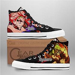 Demon Slayer Converse - Gyutaro and Daki High Top Shoes | Anime Converse AG0512