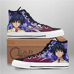 Clannad Converse - Tomoya Okazaki High Top Shoes | Anime Converse AG0512