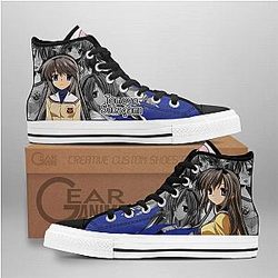 Clannad Converse - Tomoyo Sakagami High Top Shoes | Anime Converse AG0512