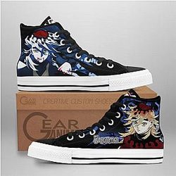 Demon Slayer Converse - Douma High Top Shoes | Anime Converse AG0512