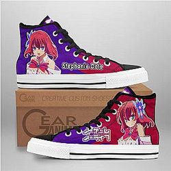 No Game No Life Converse - Stephanie Dola High Top Shoes | Anime Converse AG0512