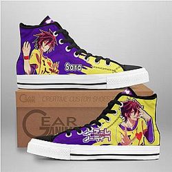 No Game No Life Converse - Sora High Top Shoes | Anime Converse AG0512