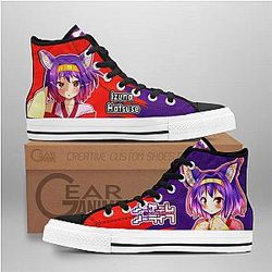 No Game No Life Converse - Izuna Hatsuse High Top Shoes | Anime Converse AG0512