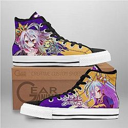 No Game No Life Converse - Shiro High Top Shoes | Anime Converse AG0512