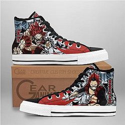 My Hero Academia Converse - Eijiro Kirishima High Top Shoes | Anime Converse AG0512