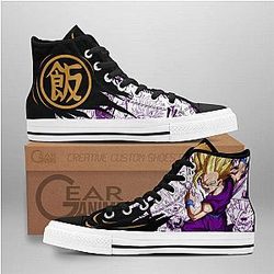 Dragon Ball Converse - Gohan Saiyan High Top Shoes | Anime Converse AG0512