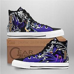 My Hero Academia Converse - Fumikage Tokoyami High Top Shoes | Anime Converse AG0512