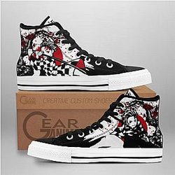 Demon Slayer Converse - Tanjiro High Top Shoes | Anime Converse AG0512