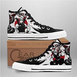 Demon Slayer Converse - Tengen Uzui High Top Shoes | Anime Converse AG0512