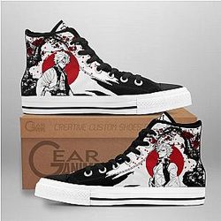 Demon Slayer Converse - Sanemi High Top Shoes | Anime Converse AG0512