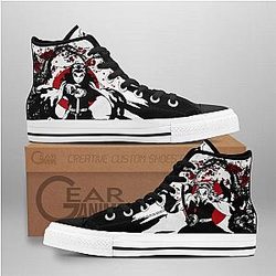 Demon Slayer Converse - Kyojuro Rengoku High Top Shoes | Anime Converse AG0512