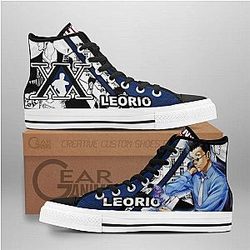 Hunter x Hunter Converse - Leorio High Top Shoes | Anime Converse AG0512