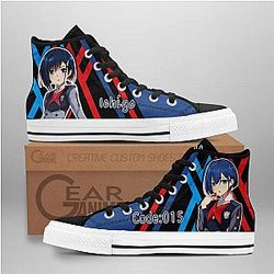 Darling In The Franxx Converse - Ichigo High Top Shoes | Anime Converse AG0512