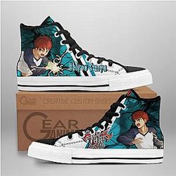 Fate Stay Night Converse - Shirou Emiya High Top Shoes | Anime Converse AG0512