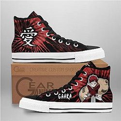 Naruto Converse - Gaara High Top Shoes NRT Tie Dye Mix Manga | Anime Converse AG0512