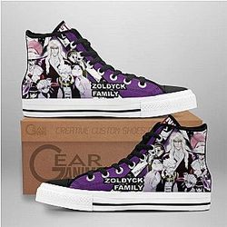 Hunter x Hunter Converse - Zoldyck Family High Top Shoes | Anime Converse AG0512