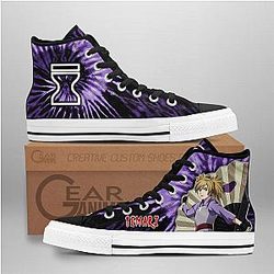 Naruto Converse - Temari High Top Shoes Tie Dye Mix Manga | Anime Converse AG0512